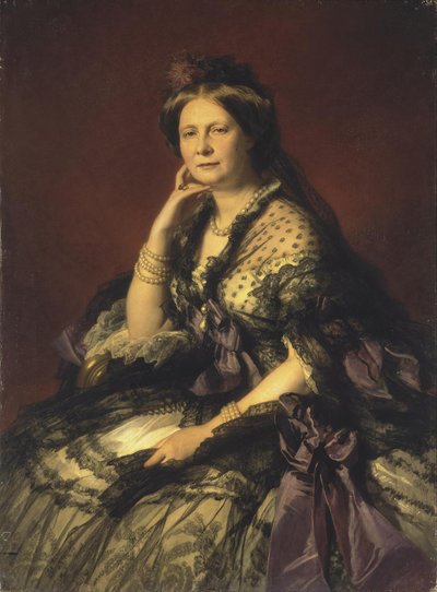 Grand Duchess Helena Pavlovna of Russia by Franz Xaver Winterhalter